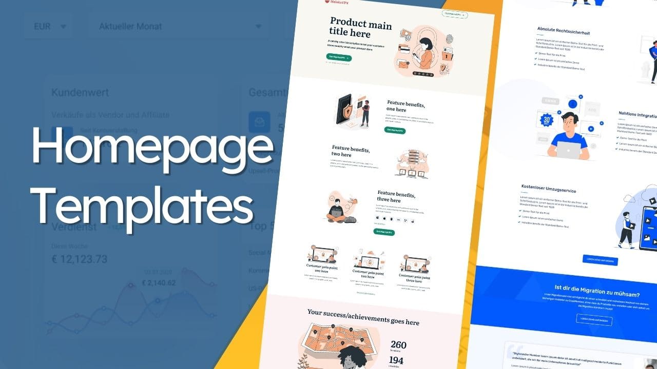 Homepage Templates